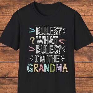 Grandma Rules Shirt Funny Grandma Life Tee